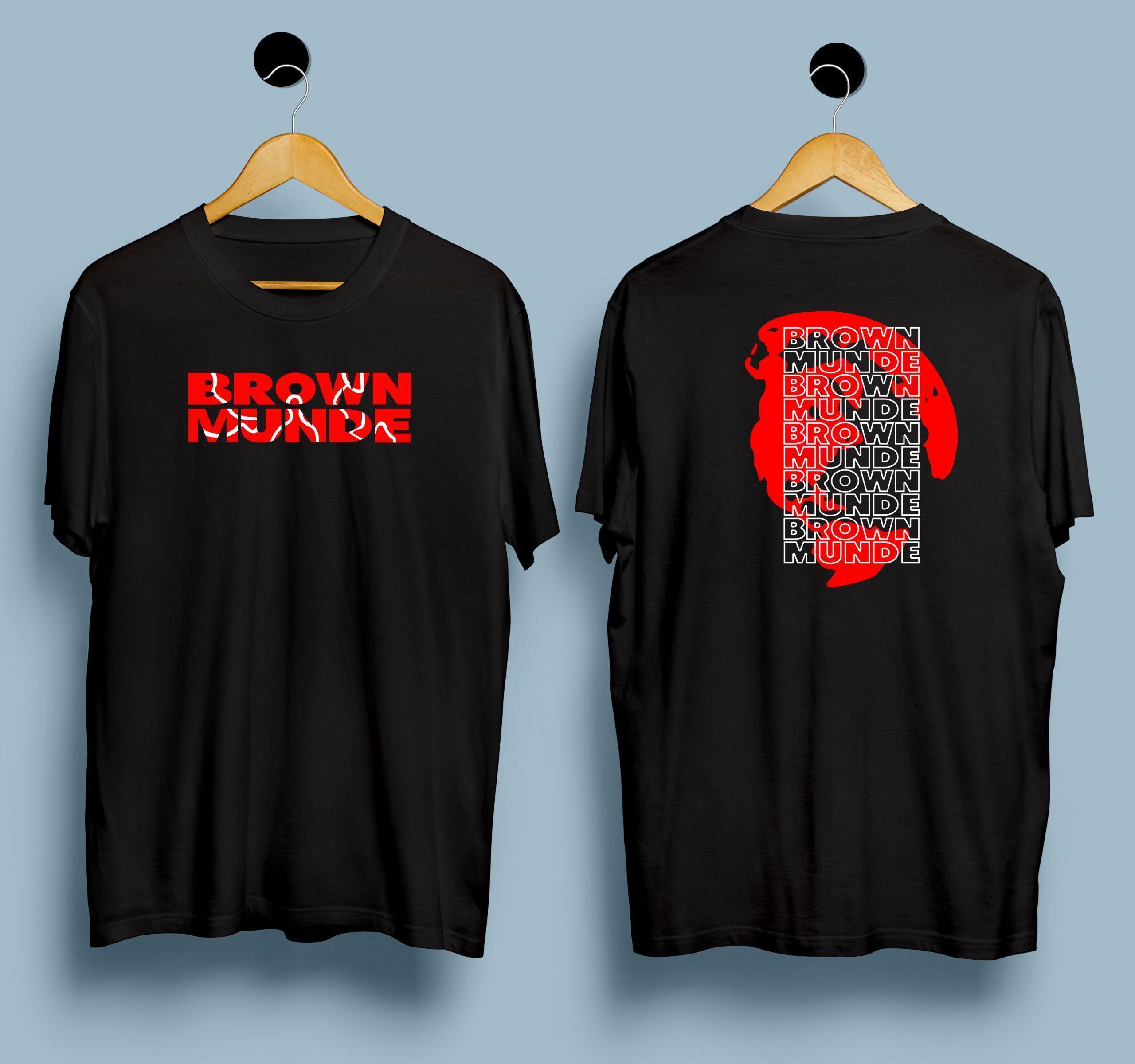 Buy AP Dhillon Brown Munde T Shirt - Punjabi Printed T Shirts Online ...