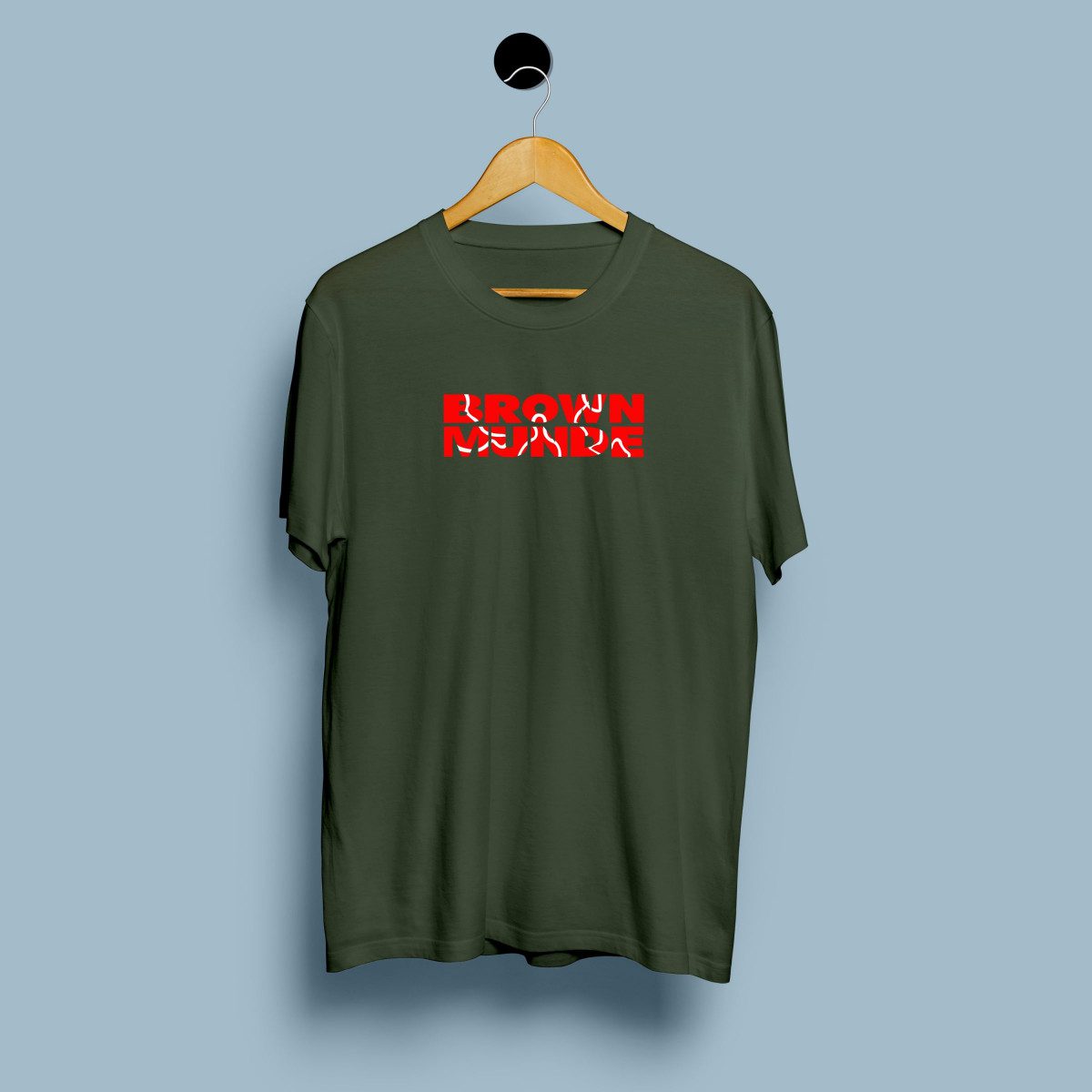 Brown Munde T Shirt - Buy Punjabi Slogan Printed Tshirts Online For Men
