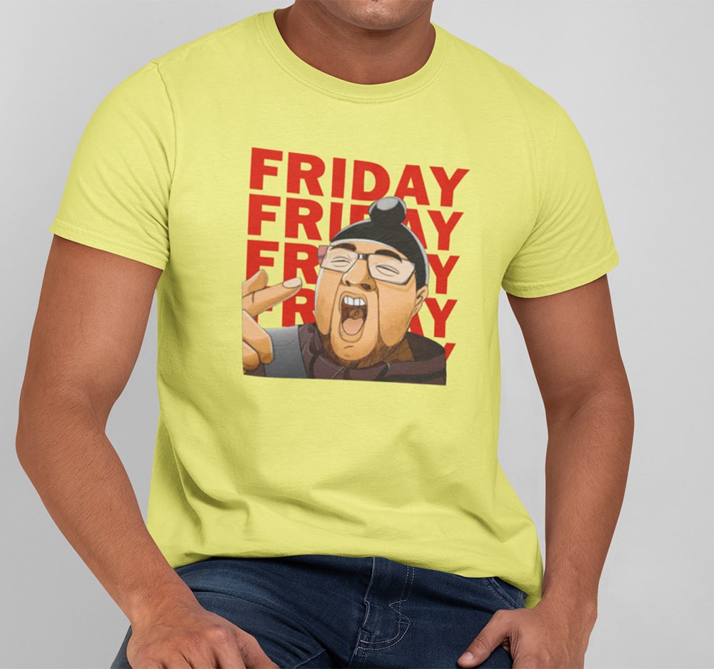 Friday T Shirt - Buy Slogan Printed Friday Aa Meme Tshirt Online For Men