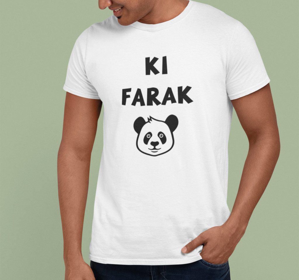 ki farak panda t shirt