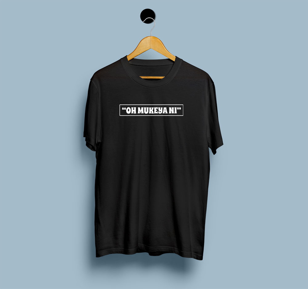 Sidhu Moose Wala T Shirt - OH Mukeya Ni Printed T Shirts Online For Men