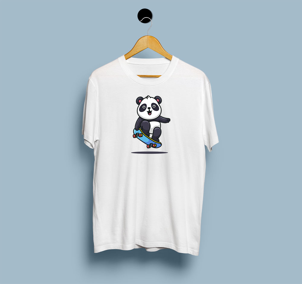 Cute Panda T Shirt - Buy Custom Printed Graphics T Shirts Online for ...