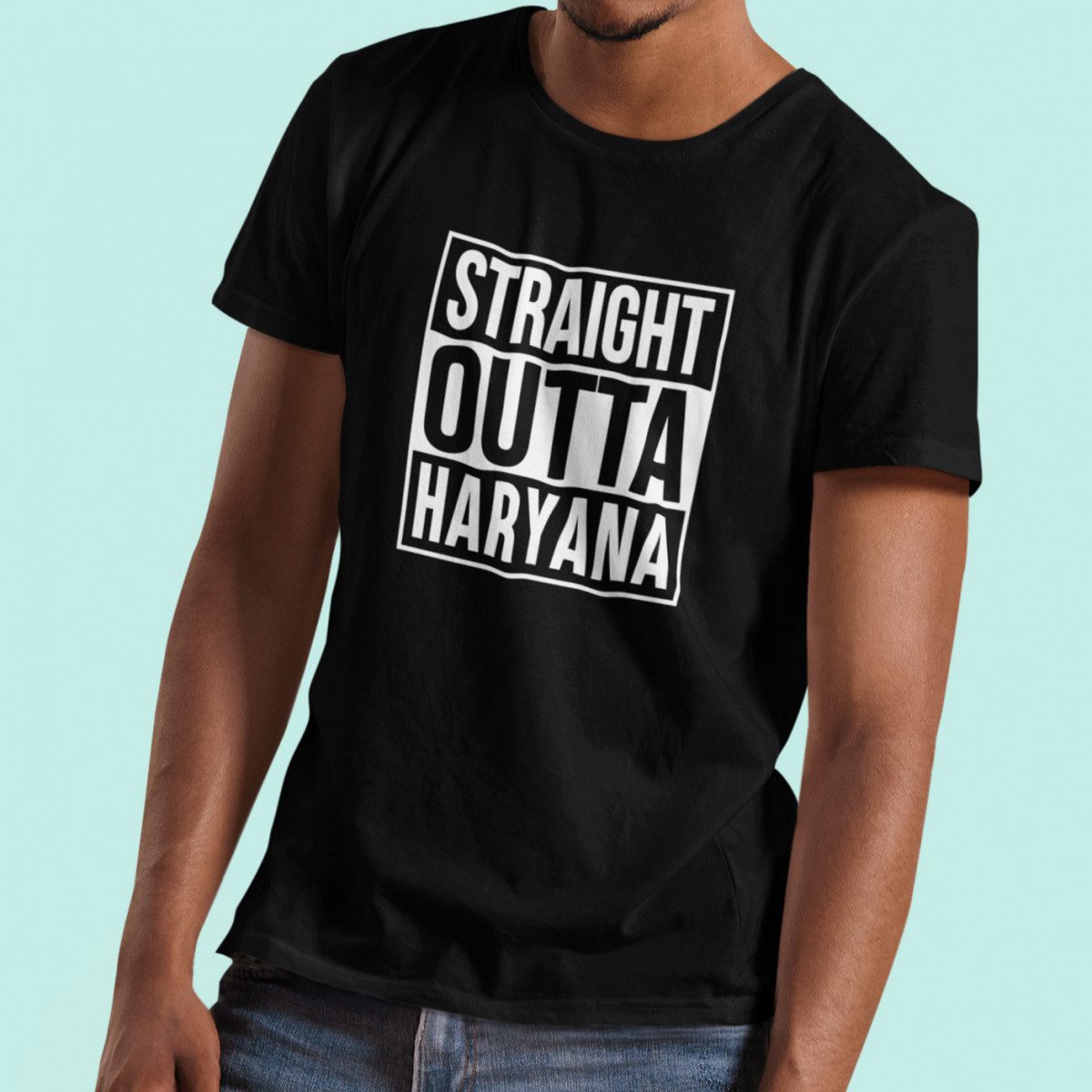 Buy Haryana T shirts - Shop Online Haryanvi Language Half Sleeves Tees