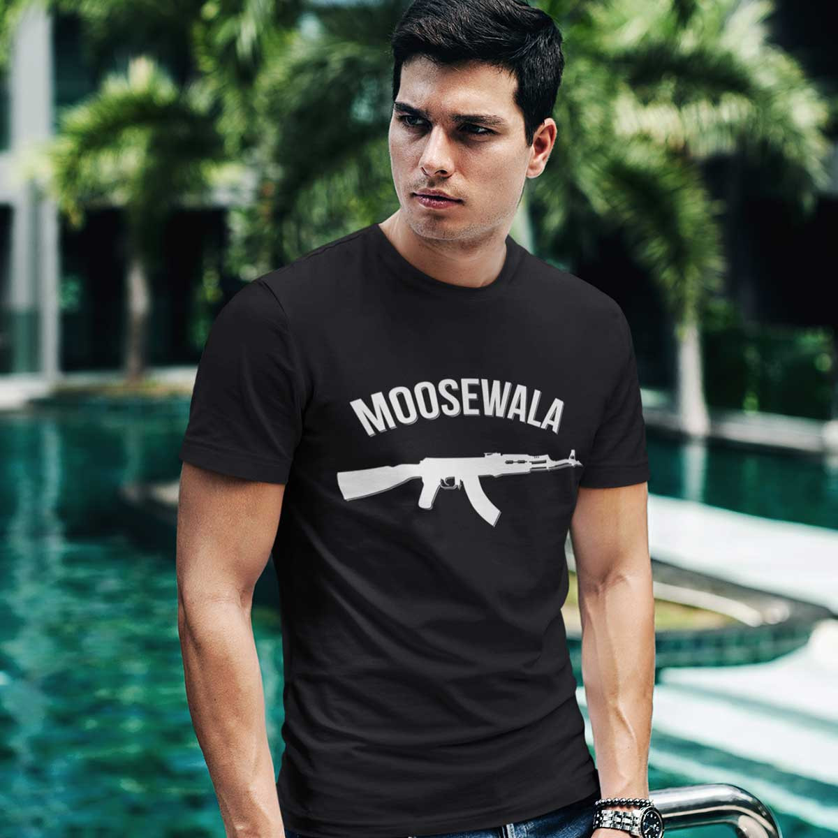 Sidhu Moose Wala T Shirt - Custom Printed Tshirts Online For Men
